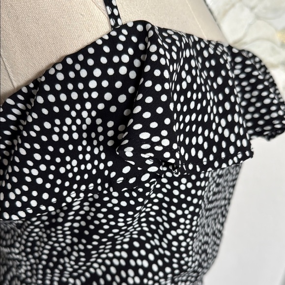 Altar'd State Black and White dot Sundress Sz M - Picture 4 of 9